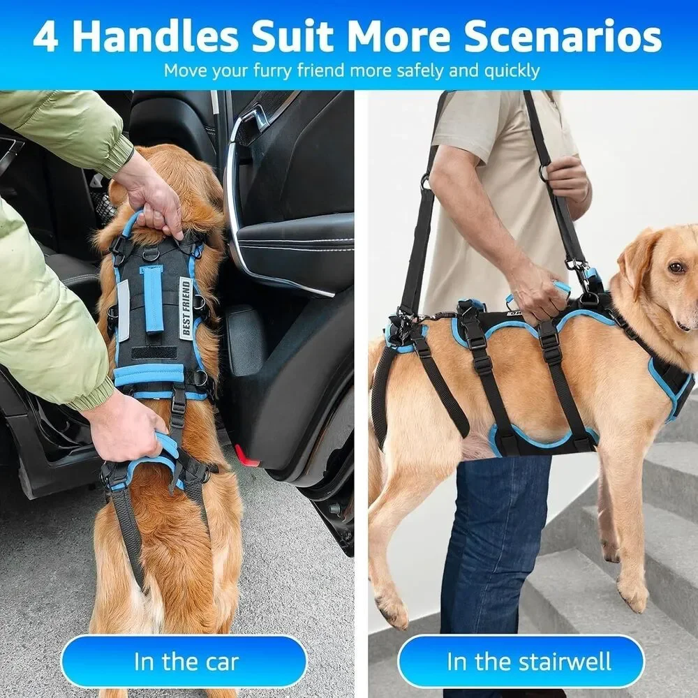Lafoty Dog Lift Harness for Extra Large Dogs, Size XXL
